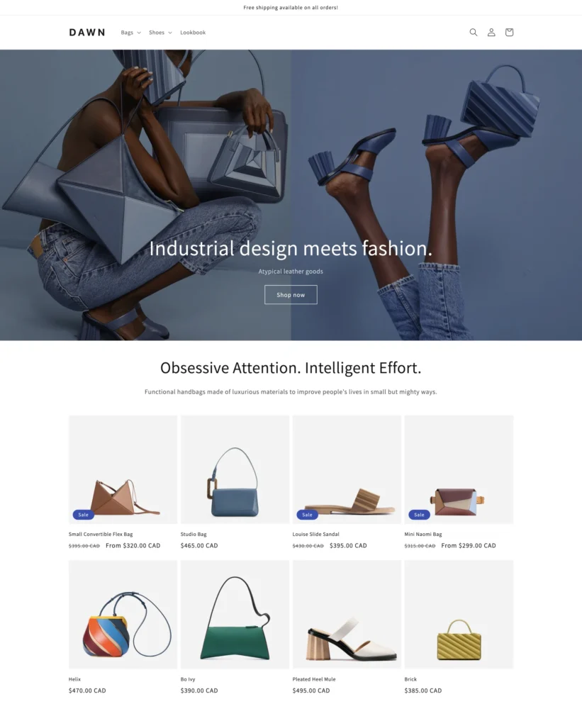 Dawn mejores temas shopify